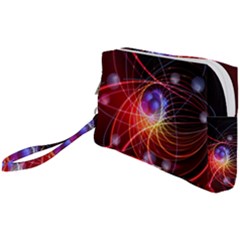 Physics Quantum Physics Particles Wristlet Pouch Bag (small) by Sarkoni