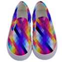 Abstract Background Colorful Pattern Kids  Canvas Slip Ons View1