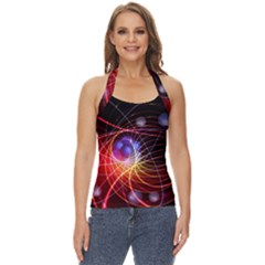 Physics Quantum Physics Particles Basic Halter Top by Sarkoni