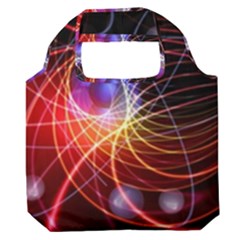 Physics Quantum Physics Particles Premium Foldable Grocery Recycle Bag by Sarkoni