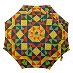 Background Geometric Color Hook Handle Umbrellas (large)