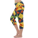 Background Geometric Color Capri Yoga Leggings View2