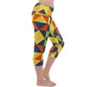 Background Geometric Color Capri Yoga Leggings View3