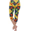 Background Geometric Color Capri Yoga Leggings View4