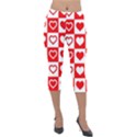 Background Card Checker Chequered Lightweight Velour Capri Leggings  View1