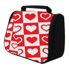 Background Card Checker Chequered Full Print Travel Pouch (small) by Sarkoni