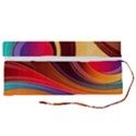 Abstract Colorful Background Wavy Roll Up Canvas Pencil Holder (S) View2