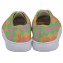 Checkerboard Pastel Squares Kids  Classic Low Top Sneakers View4