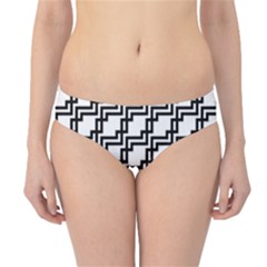 Pattern Monochrome Repeat Hipster Bikini Bottoms by Apen