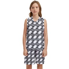 Pattern Monochrome Repeat Kids  Basketball Mesh Set by Apen