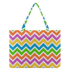 Chevron Pattern Design Texture Medium Tote Bag by Apen