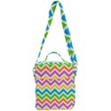 Chevron Pattern Design Texture Crossbody Day Bag View3