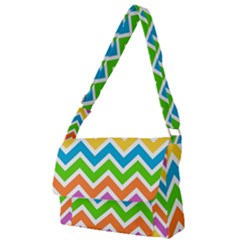 Chevron Pattern Design Texture Full Print Messenger Bag (s) by Apen