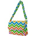 Chevron Pattern Design Texture Full Print Messenger Bag (S) View1