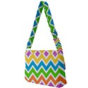 Chevron Pattern Design Texture Full Print Messenger Bag (S) View2