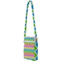 Chevron Pattern Design Texture Multi Function Travel Bag View2