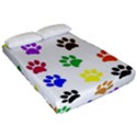 Pawprints Paw Prints Paw Animal Fitted Sheet (California King Size) View2