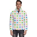 Star Pattern Design Decoration Men s Puffer Bubble Jacket Coat View1