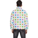 Star Pattern Design Decoration Men s Puffer Bubble Jacket Coat View4