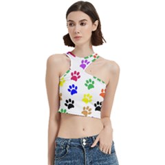 Pawprints Paw Prints Paw Animal Cut Out Top