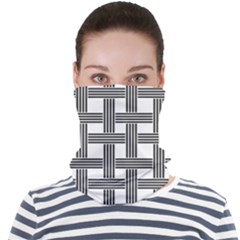 Seamless Stripe Pattern Lines Face Seamless Bandana (adult)