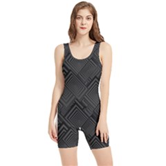 Diagonal Square Black Background Women s Wrestling Singlet by Apen