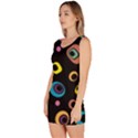 Abstract Background Retro 60s 70s Bodycon Dress View2