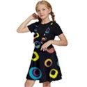 Abstract Background Retro 60s 70s Kids  Apron Dress View2