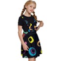 Abstract Background Retro 60s 70s Kids  Apron Dress View3