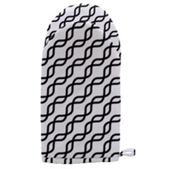 Diagonal Stripe Pattern Microwave Oven Glove by Apen