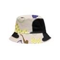 Moustache Hat Bowler Bowler Hat Inside Out Bucket Hat (Kids) View2