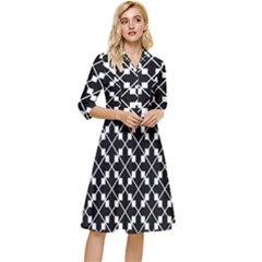 Abstract Background Arrow Classy Knee Length Dress by Apen