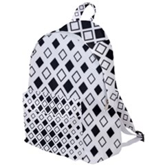 Square Diagonal Pattern Monochrome The Plain Backpack by Apen