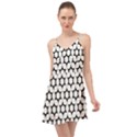 Pattern Star Repeating Black White Summer Time Chiffon Dress View1