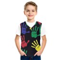 Ellipse Pattern Background Kids  Basketball Tank Top View1