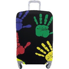 Ellipse Pattern Background Luggage Cover (large) by Apen