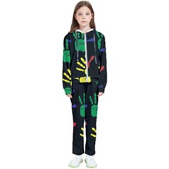 Ellipse Pattern Background Kids  Tracksuit by Apen