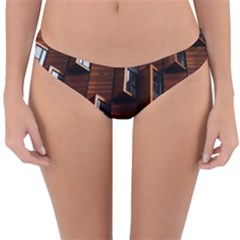 Abstract Architecture Building Business Reversible Hipster Bikini Bottoms by Amaryn4rt