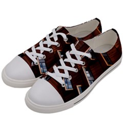 Abstract Architecture Building Business Men s Low Top Canvas Sneakers by Amaryn4rt