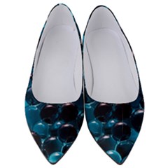 Blue Abstract Balls Spheres Women s Low Heels by Amaryn4rt