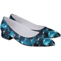 Blue Abstract Balls Spheres Women s Low Heels View3