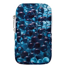 Blue Abstract Balls Spheres Waist Pouch (small) by Amaryn4rt