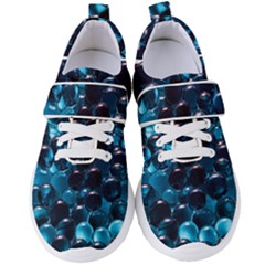 Blue Abstract Balls Spheres Women s Velcro Strap Shoes by Amaryn4rt