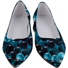 Blue Abstract Balls Spheres Women s Block Heels  by Amaryn4rt