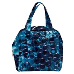 Blue Abstract Balls Spheres Boxy Hand Bag by Amaryn4rt