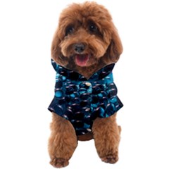 Blue Abstract Balls Spheres Dog Coat by Amaryn4rt