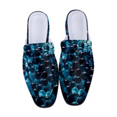 Blue Abstract Balls Spheres Women s Classic Backless Heels by Amaryn4rt