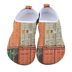 Blue White Orange And Brown Container Van Kids  Sock-style Water Shoes by Amaryn4rt