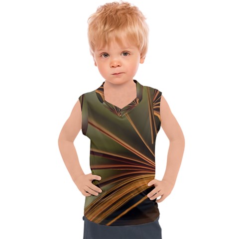 Book Screen Climate Mood Range Kids  Sport Tank Top by Amaryn4rt