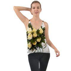 Bouquet Flowers Roses Decoration Chiffon Cami by Amaryn4rt